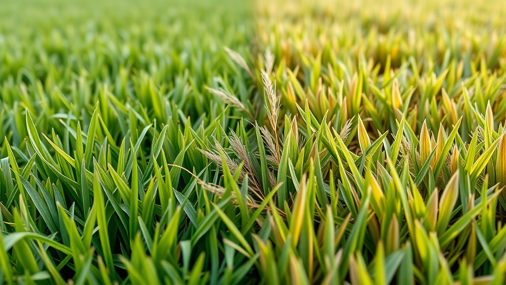cool season grass vs warm season grass side-by-side, grass type, fertilizing lawn