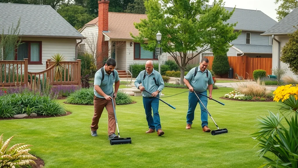 Yard cleanup professionals working across different American neighborhoods, adapting their lawn care and cleanup service to regional climate needs.