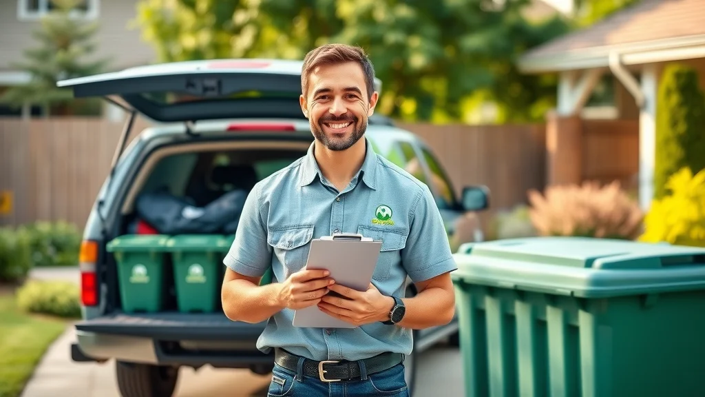 Friendly yard cleanup professional ready to answer your yard cleanup service questions and ensure quality care for your lawn.